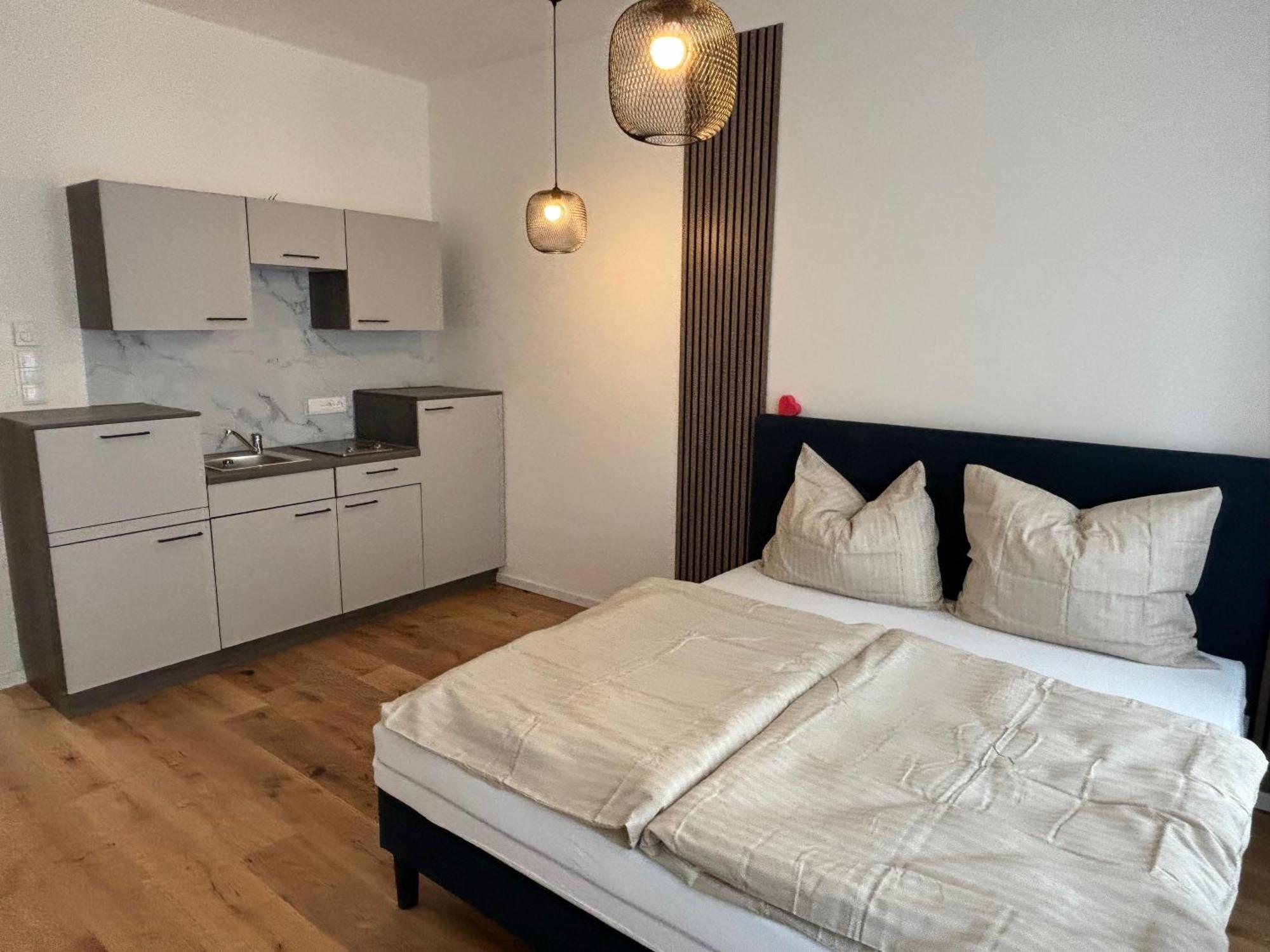 Smartes Apartment, Design, Queensize-bett Apartamento